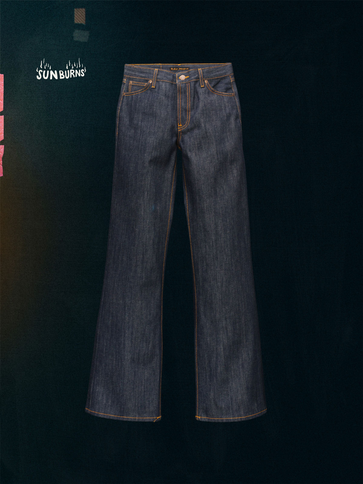 Nudie Jeans Wide Heidi — Dry Sunburns — view 2