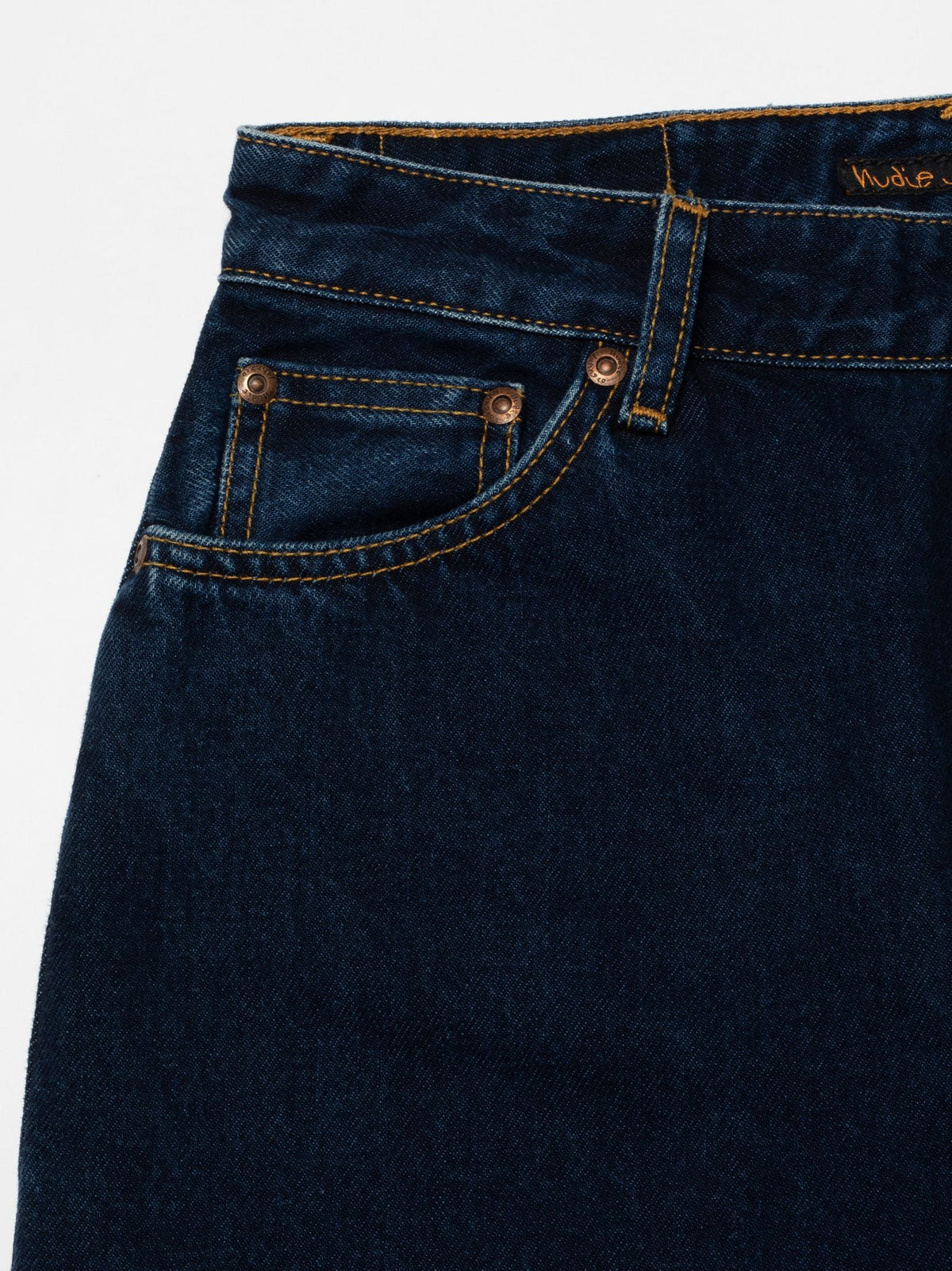 Nudie Jeans Lofty Lo — Indigo Dipped — view 5