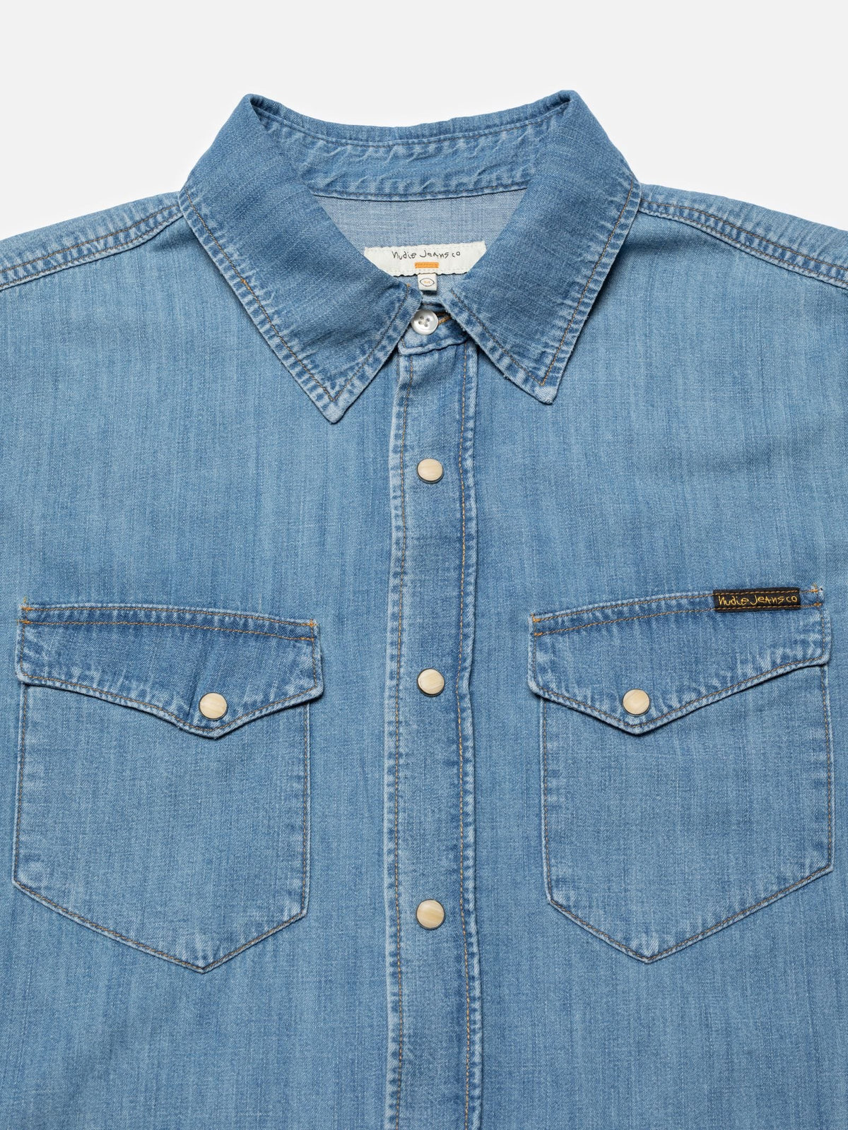 Nudie Jeans Gunnar Light Used — Light Blue — view 3