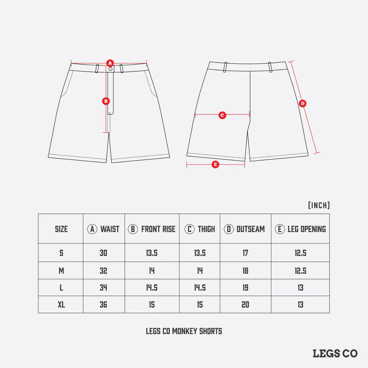 Legs Co Monkey Shorts — Stone — view 6