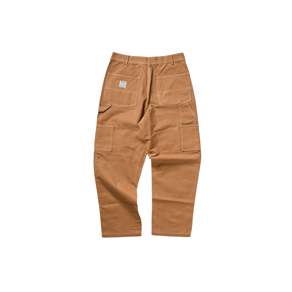 Legs Co Double Knee Painter Pants — Camel — view 2