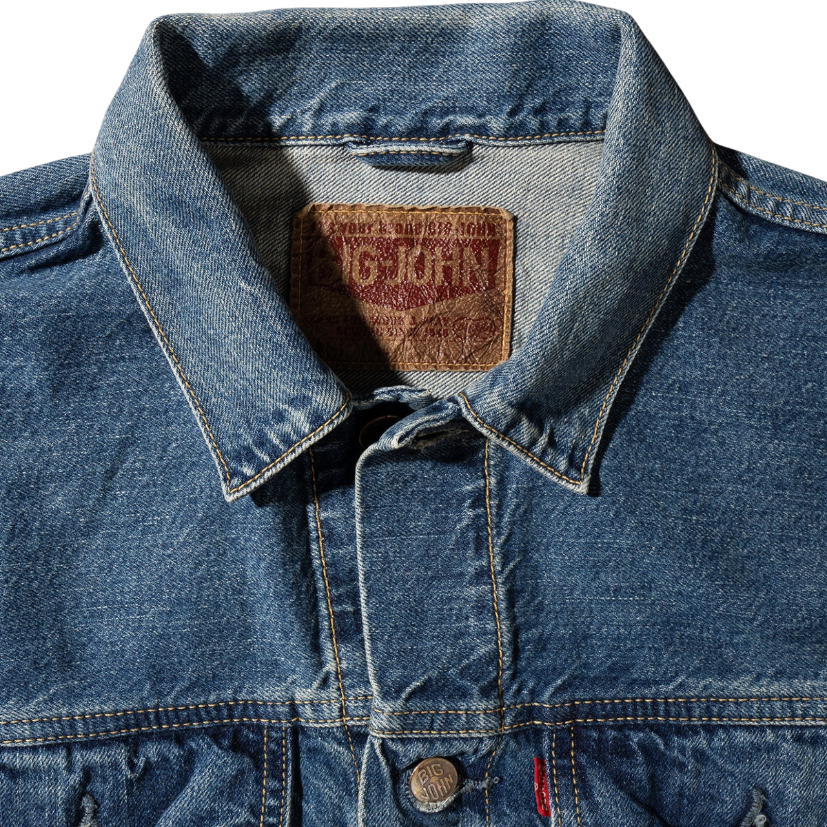 Big John M6010SL Vintage '60s Classic Trucker Jacket — Antique Wash — view 7