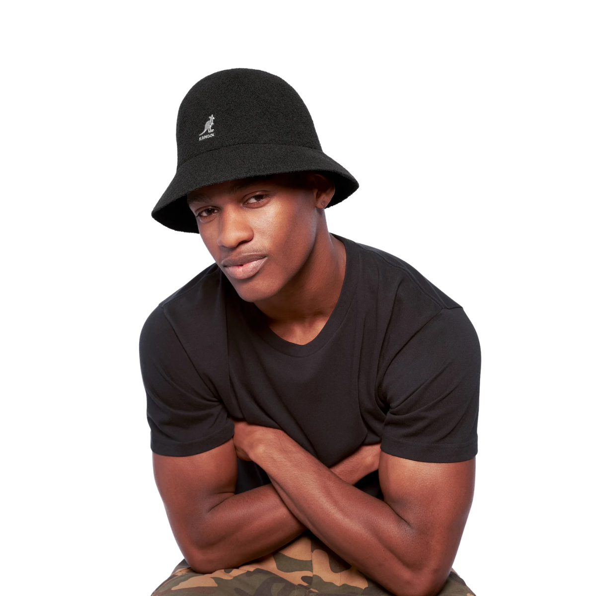 KANGOL BERMUDA CASUAL - BLACK