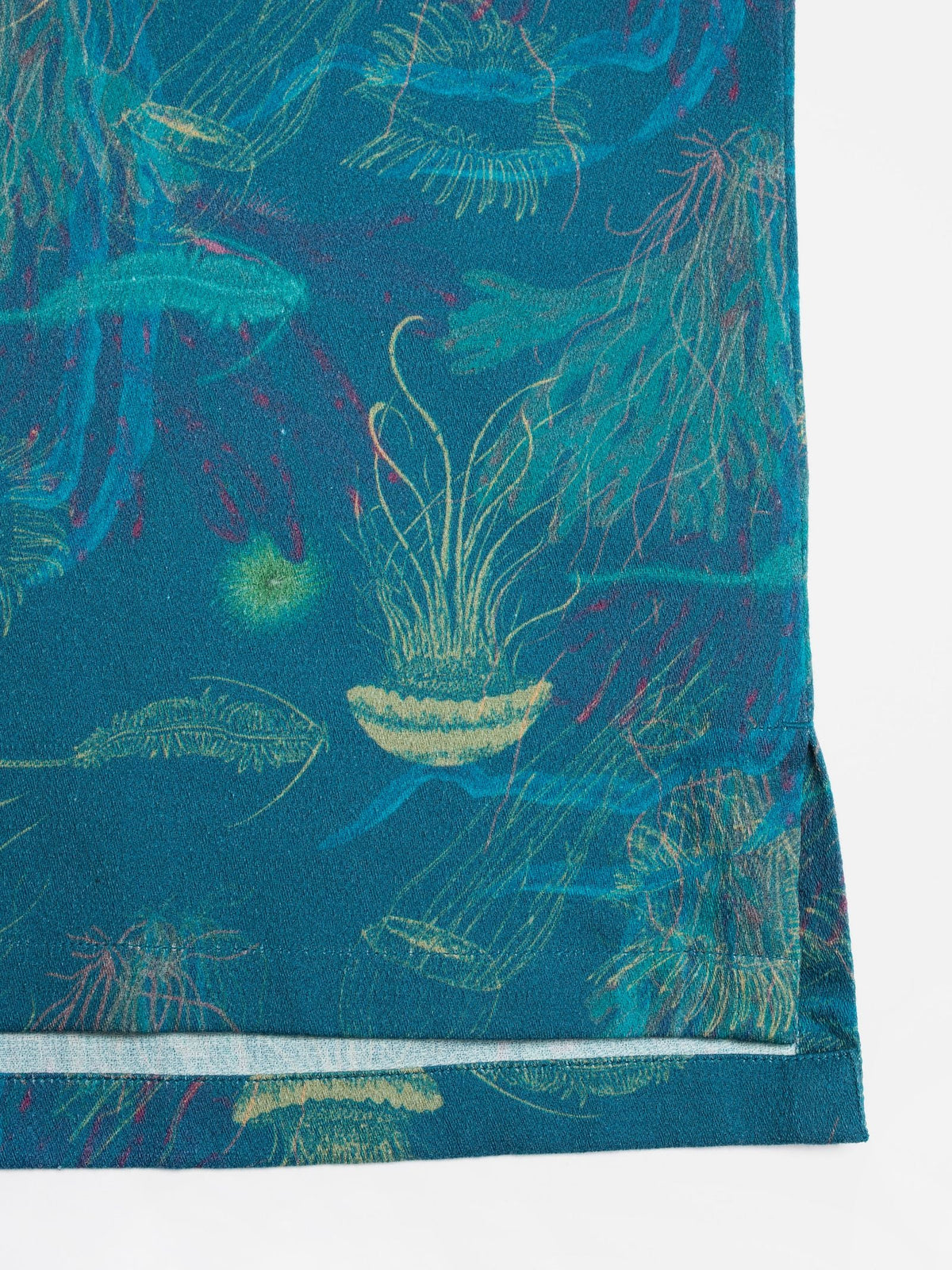 Nudie Jeans Arvid Hawaii Shirt Deep Sea — Multi — view 4