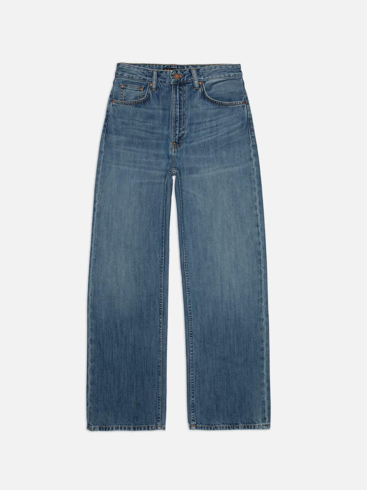 Nudie Jeans Clean Eileen — Clear Skies — front view