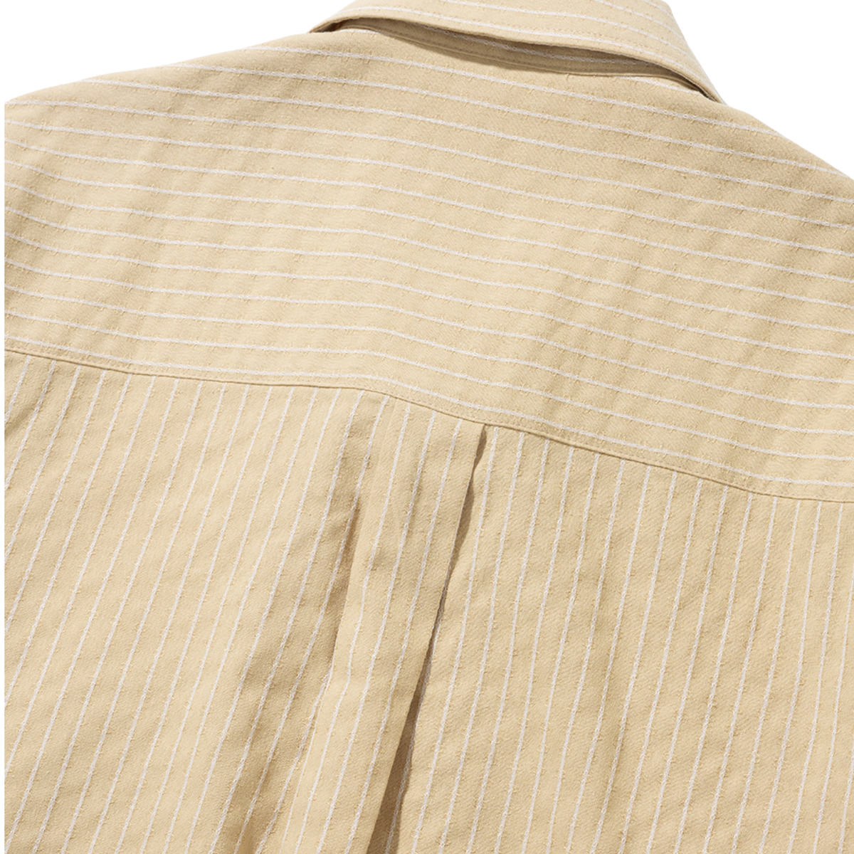 Uniform Bridge Pocket Stripe Shirts — Beige — view 8