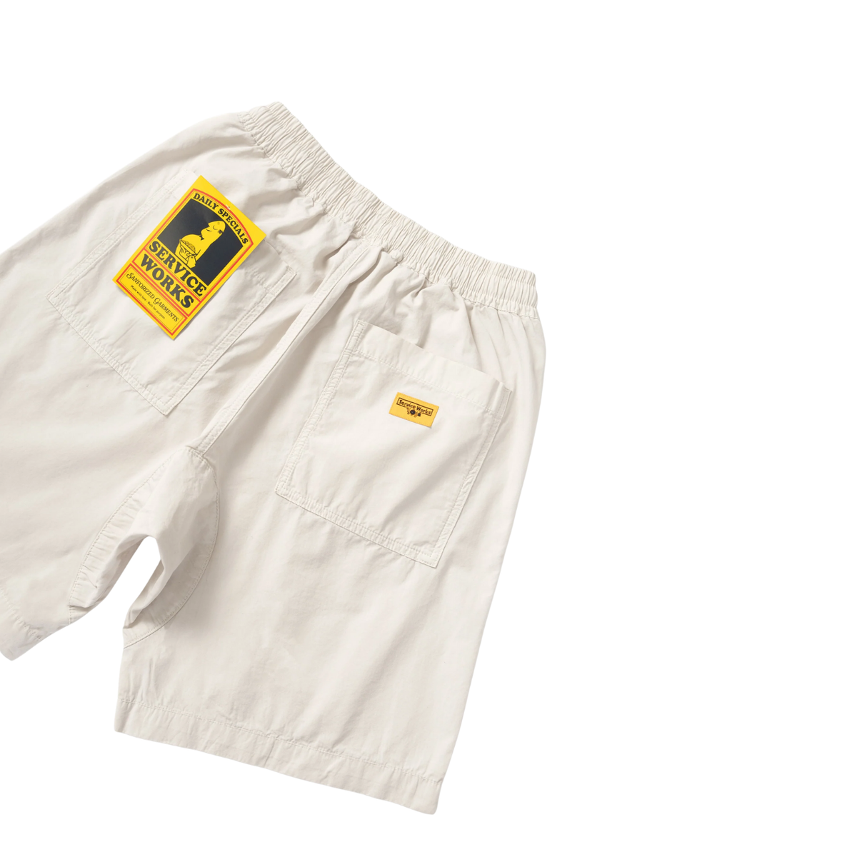 Service Works Poplin Chef Short — Salt — view 6