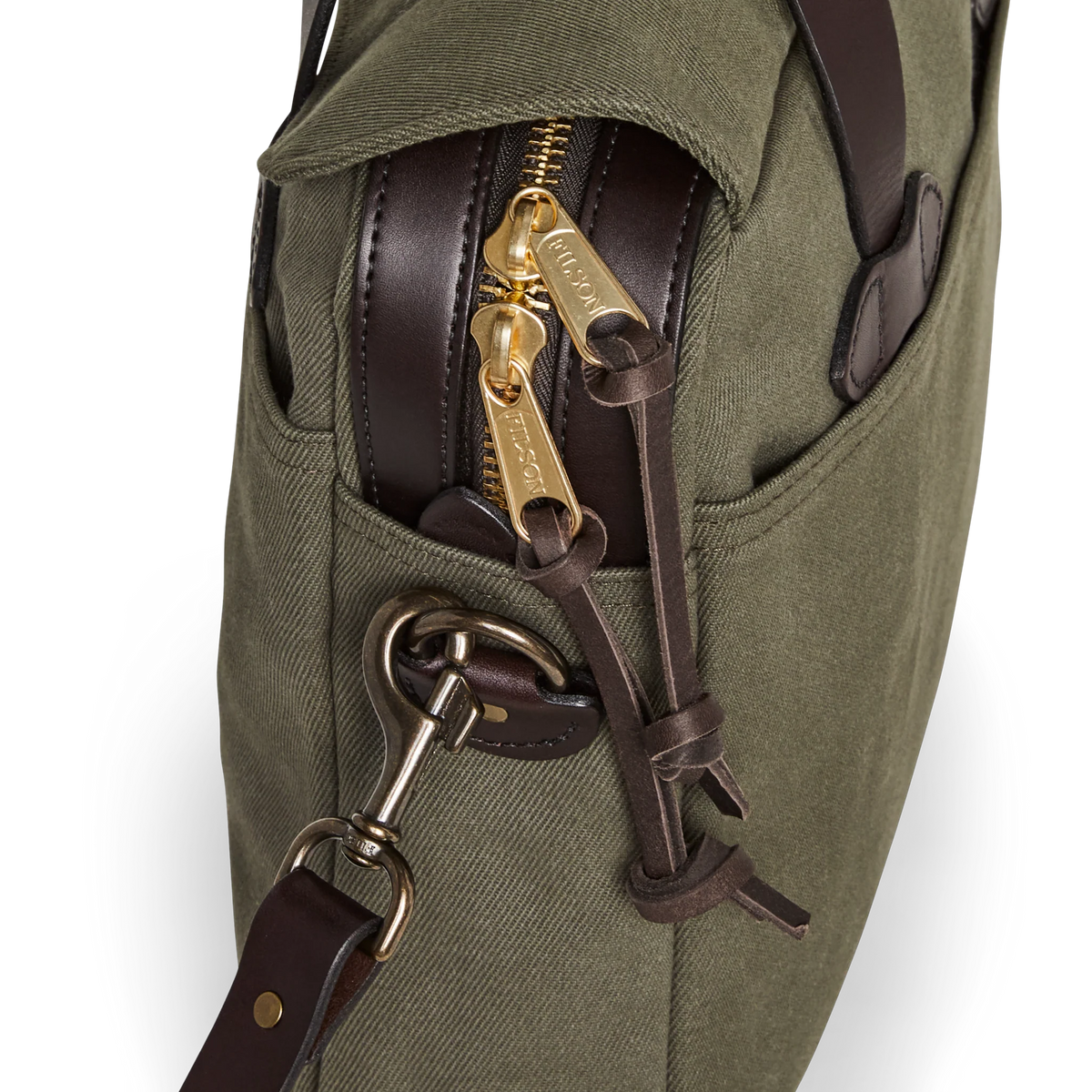 Filson Original Briefcase — Otter Green — view 5