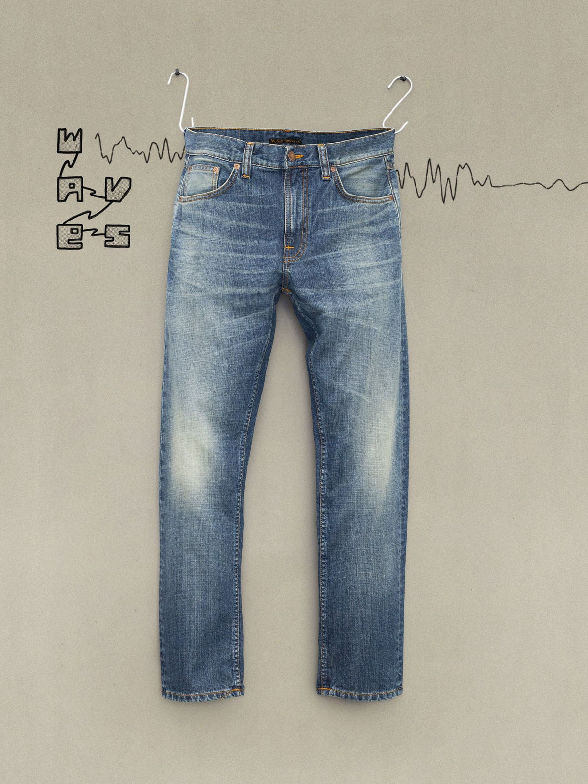 NUDIE JEANS GRITTY JACKSON - TIDAL WAVES