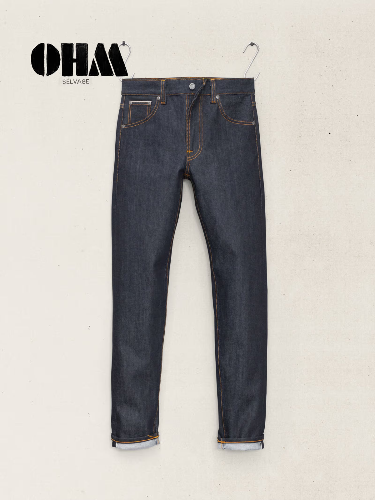 NUDIE JEANS LEAN DEAN - DRY OHM SELVAGE