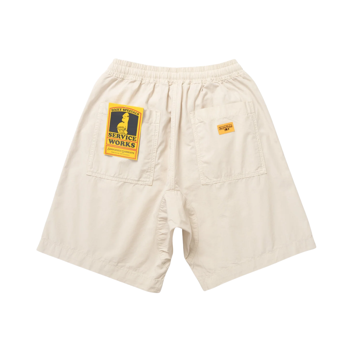 Service Works Poplin Chef Short — White Oak — view 5