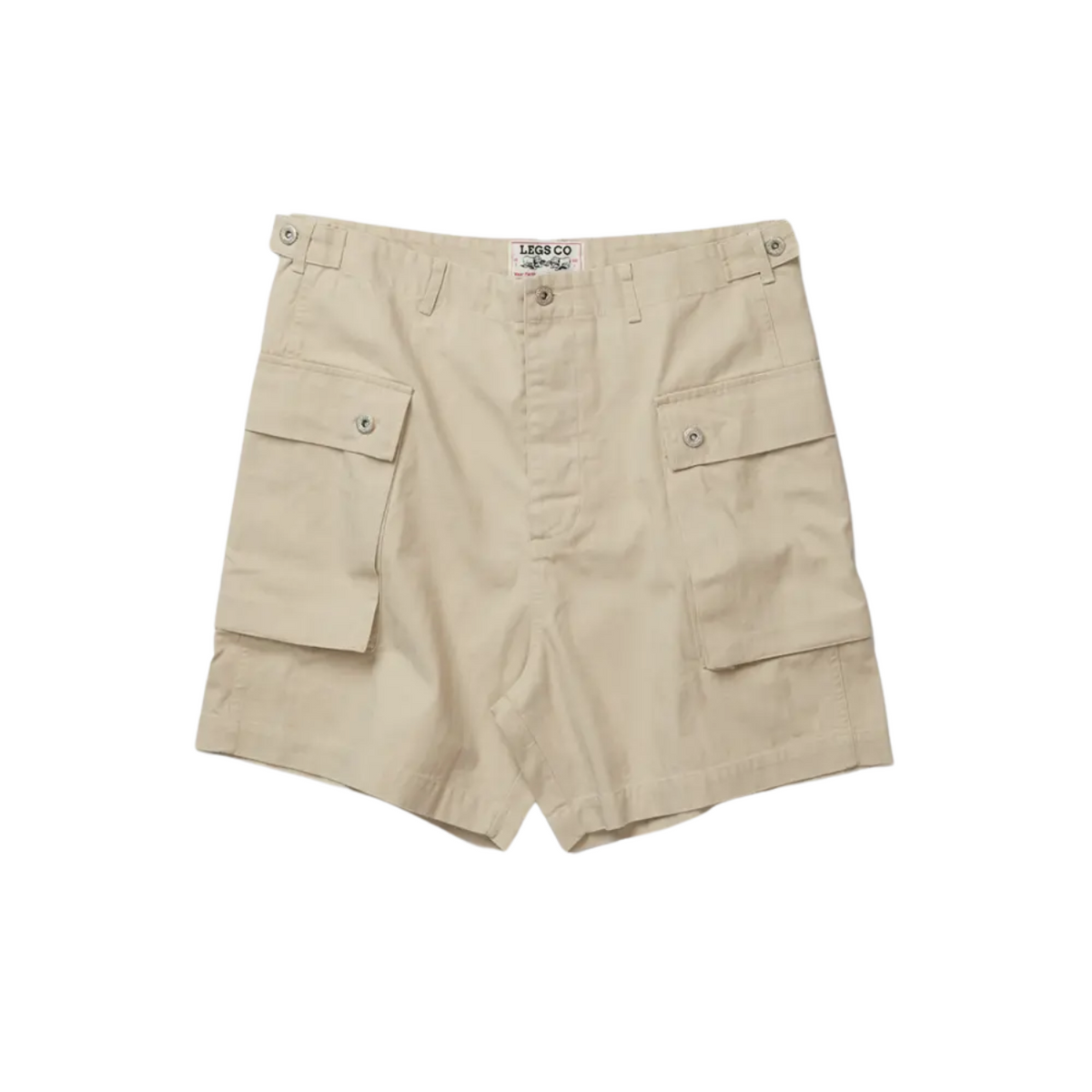 Legs Co Monkey Shorts — Stone — front view