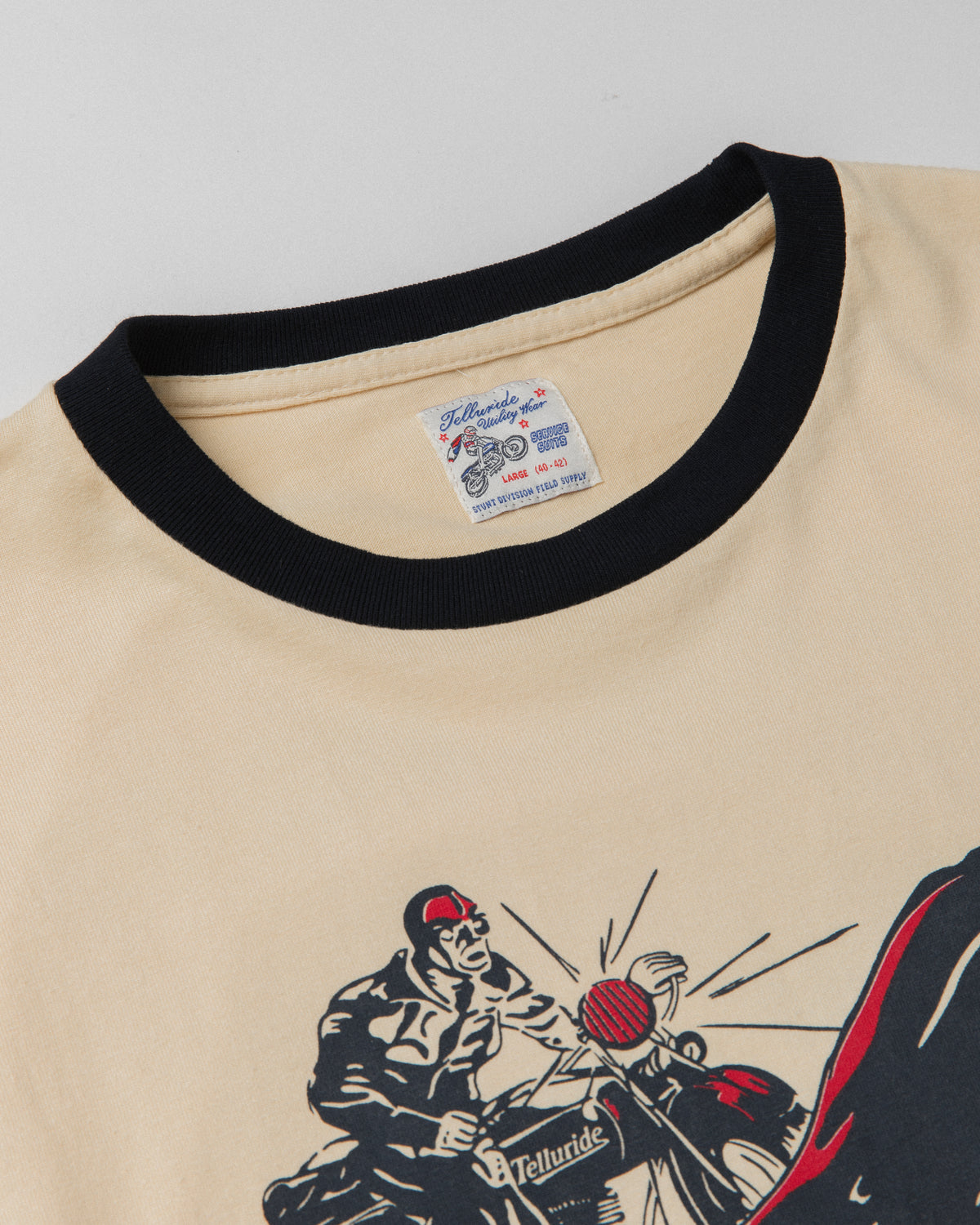 Telluride Ringer Tee Nessie — Bone — view 5