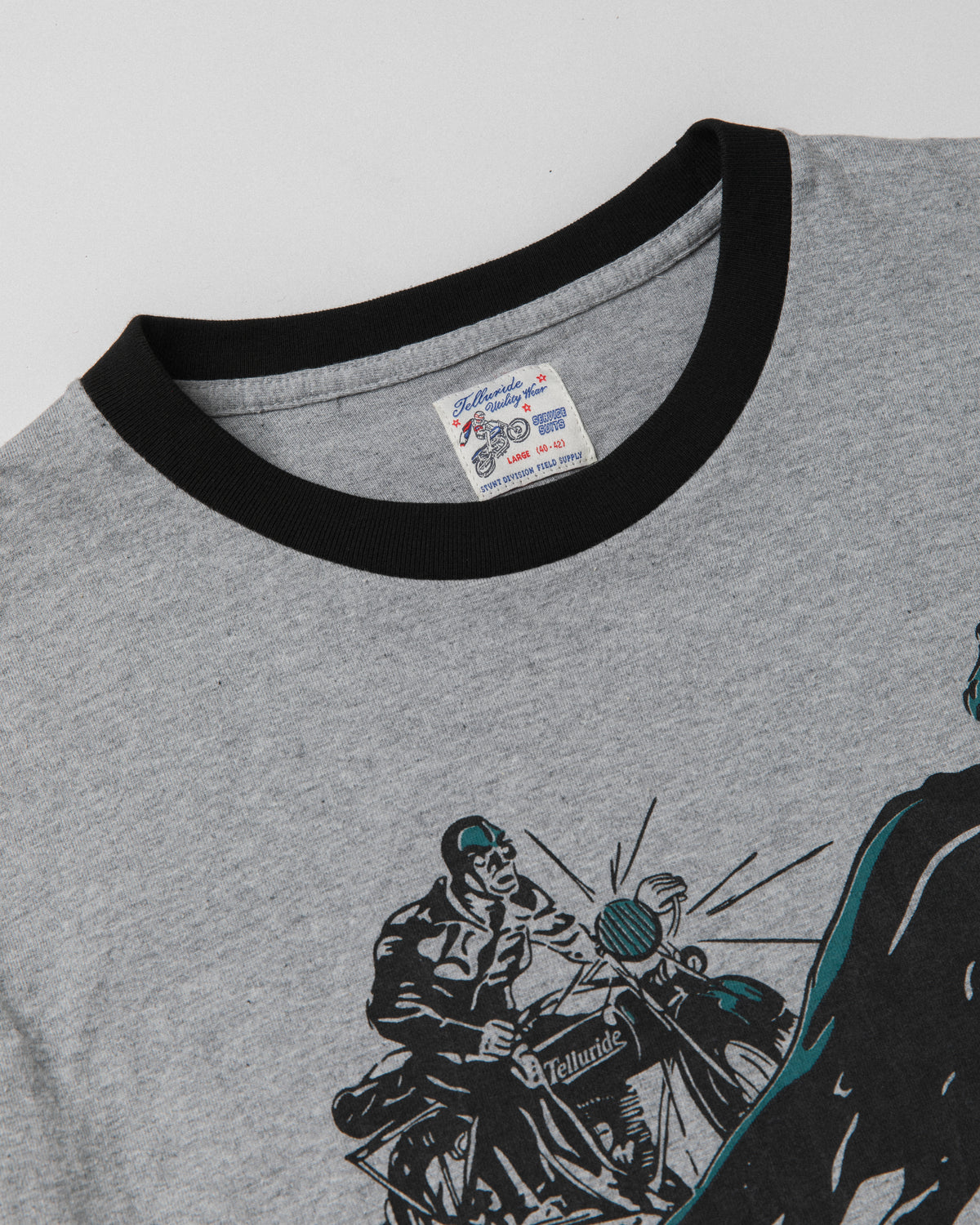 Telluride Ringer Tee Nessie — Dust — view 5