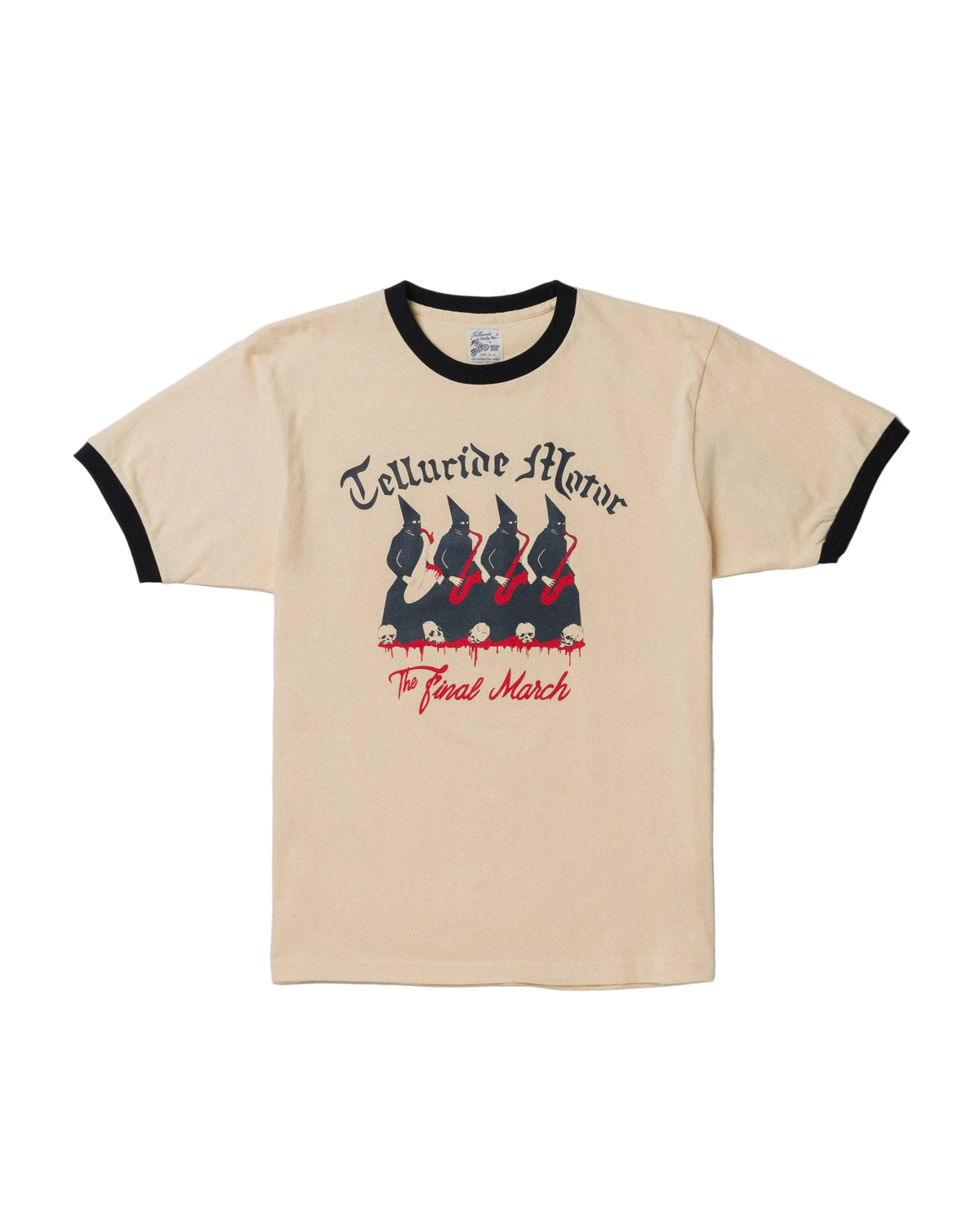 Telluride Ringer Tee Final March — Bone — front view