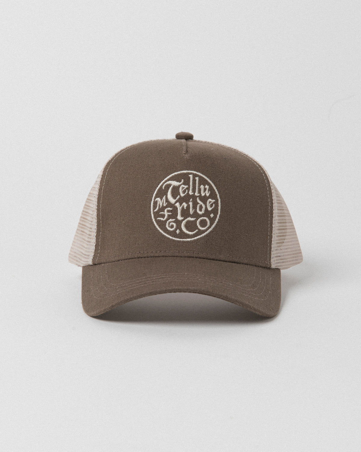 Telluride Logo Cap — Sandstone — front view