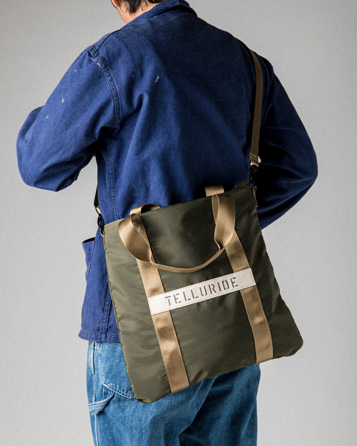 Telluride Yeager Bag — Jungle Green — front view