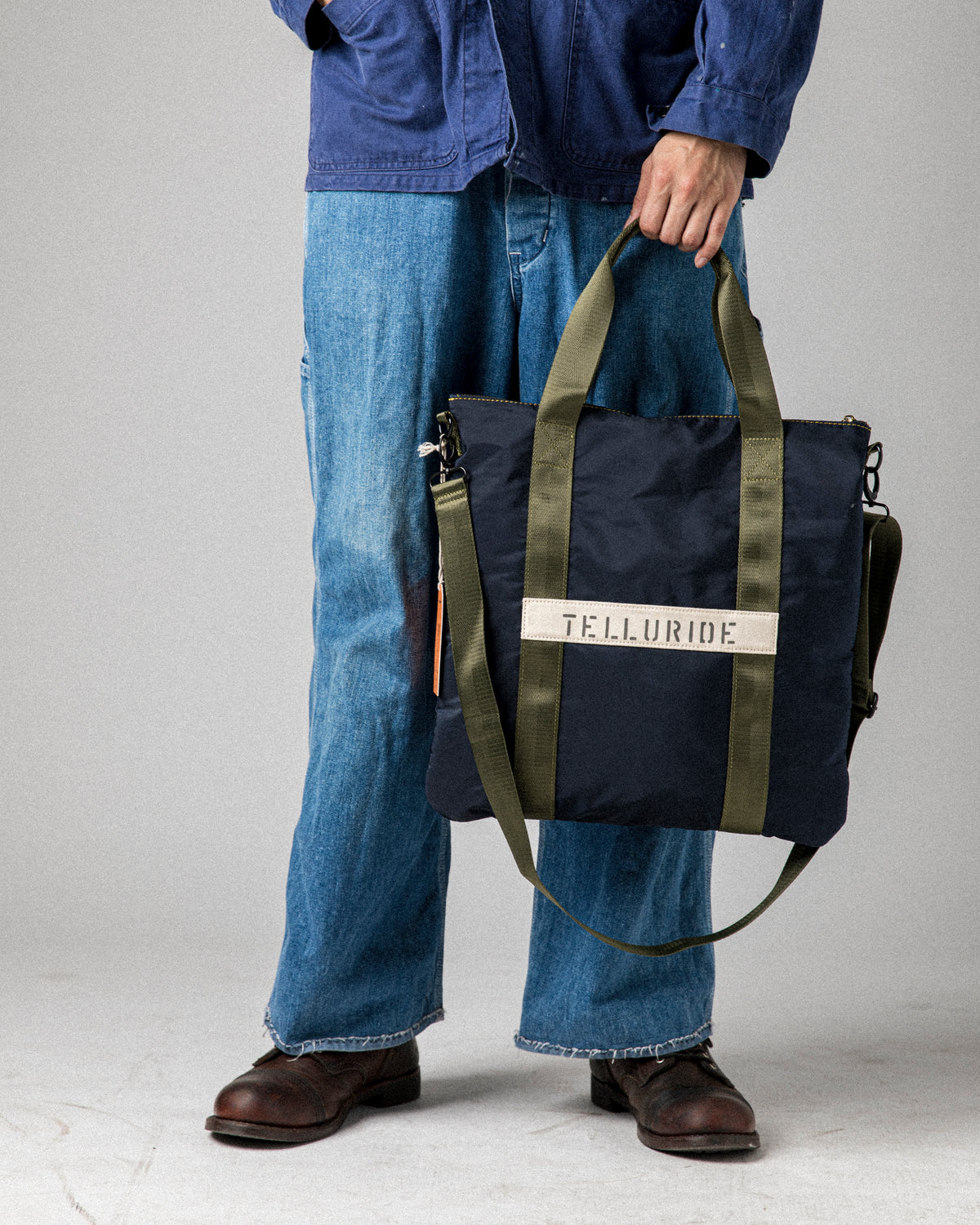 Telluride Yeager Bag — Pacific Blue — front view