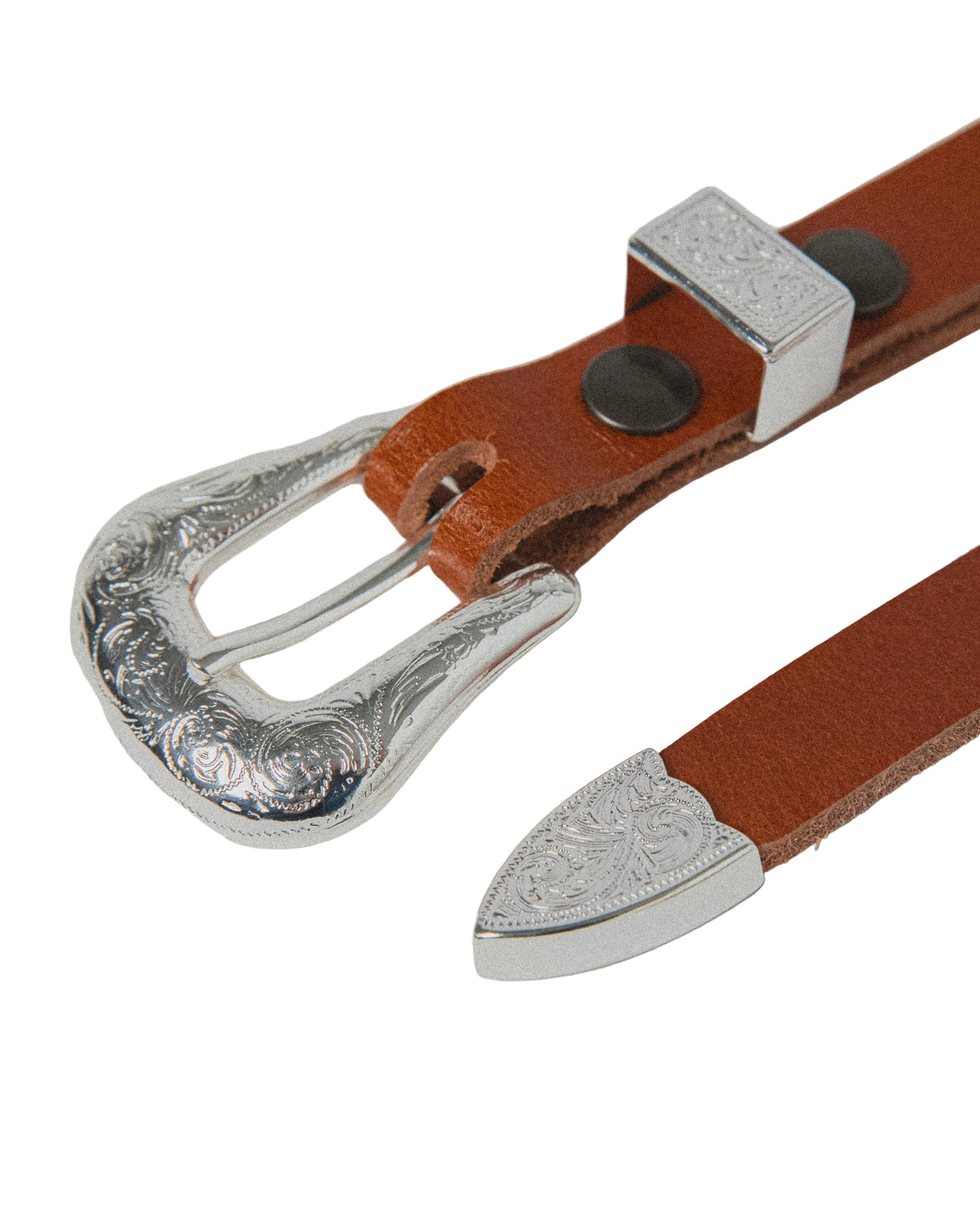 Telluride Saint Denis Western Belt 19mm — Saddle — view 2