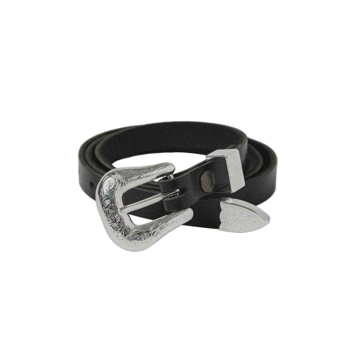 Telluride Saint Denis Western Belt 19mm — Frontier — front view