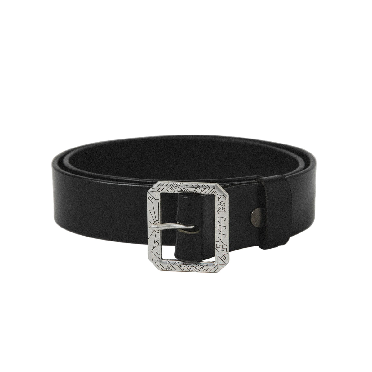 Telluride Buffalo Bill Totem Belt 40mm — Frontier — front view