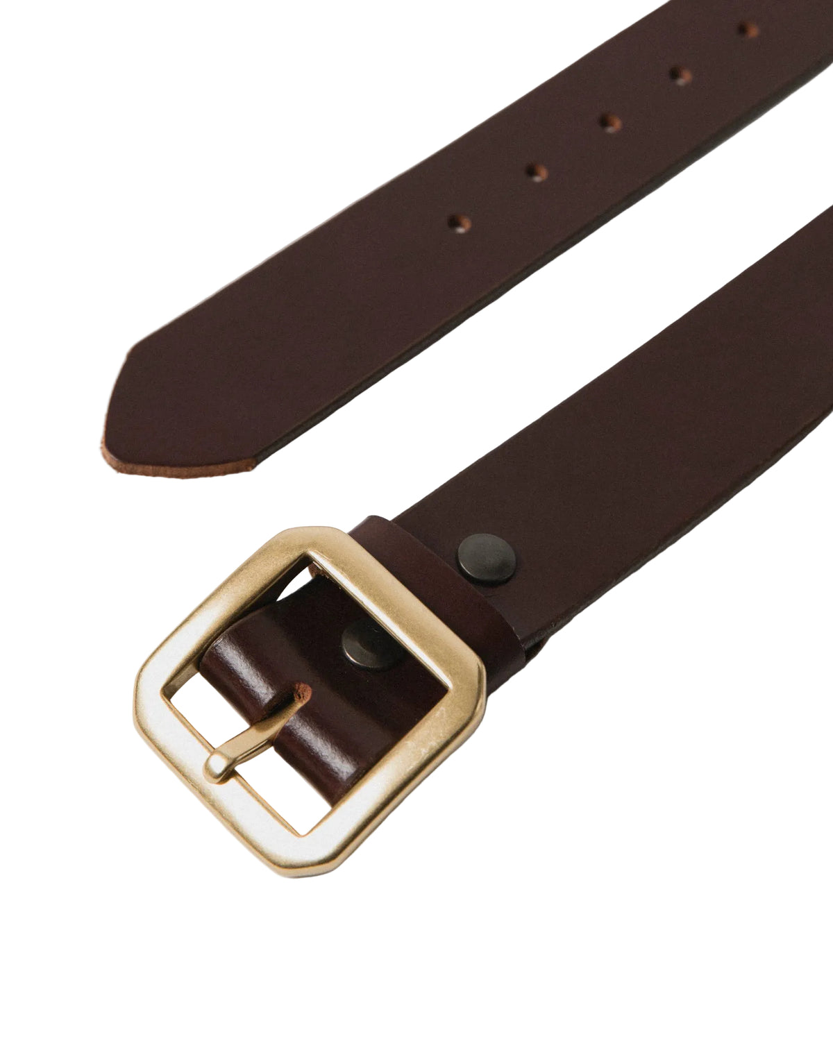 TELLURIDE BUFFALO BILL ANVIL BELT 40MM - MAHOGANY
