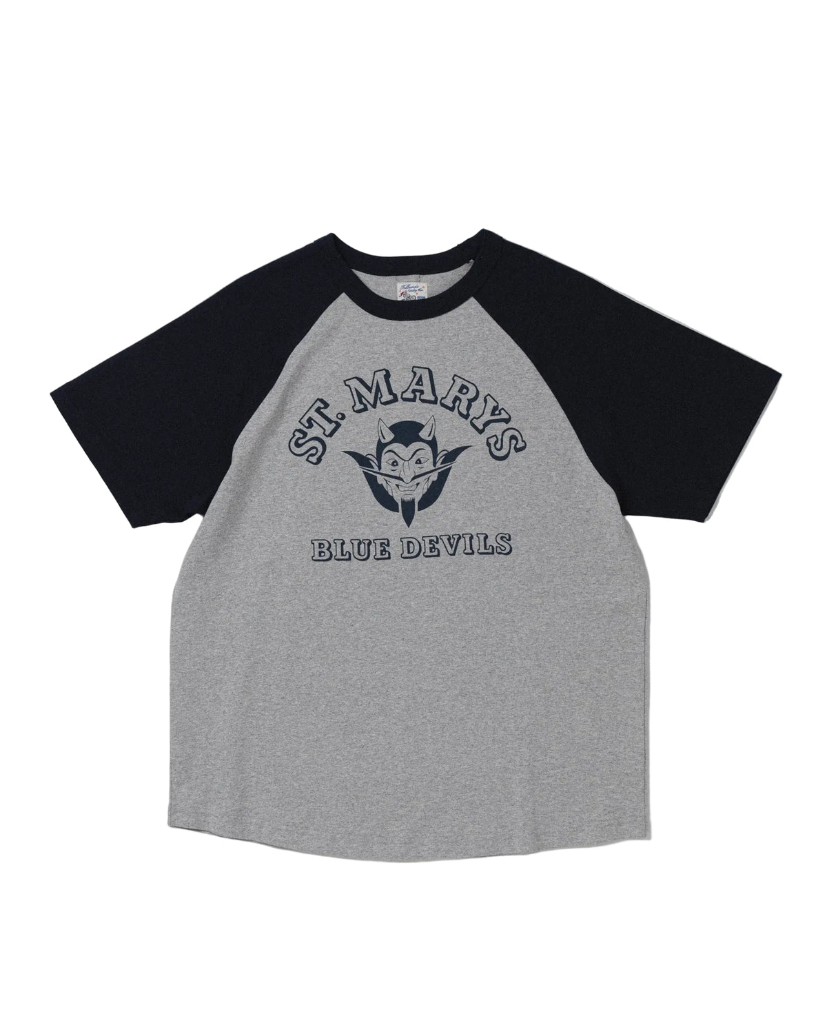 TELLURIDE SPINE RAGLAN TEE ST. MARY - GREY/NAVY
