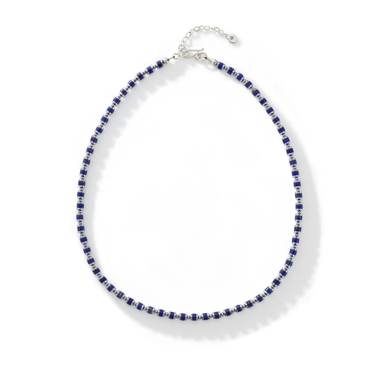 SAAD BLUE HOUR HEISHI LAPIS LAZULI NECKLACE STONE 4MM