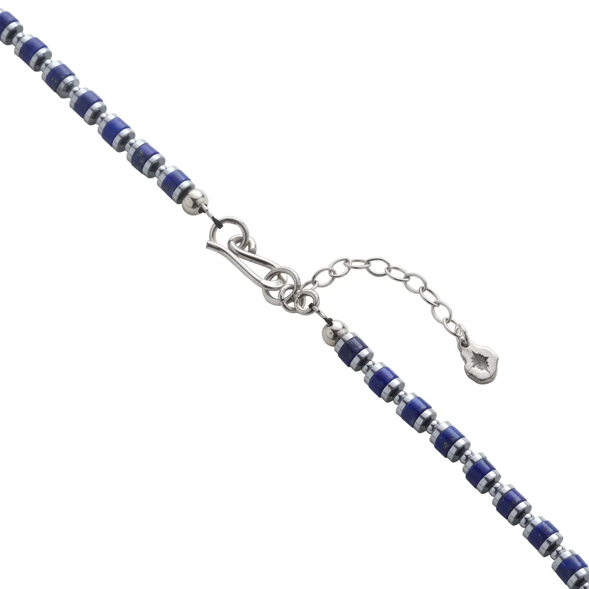 SAAD BLUE HOUR HEISHI LAPIS LAZULI NECKLACE STONE 4MM