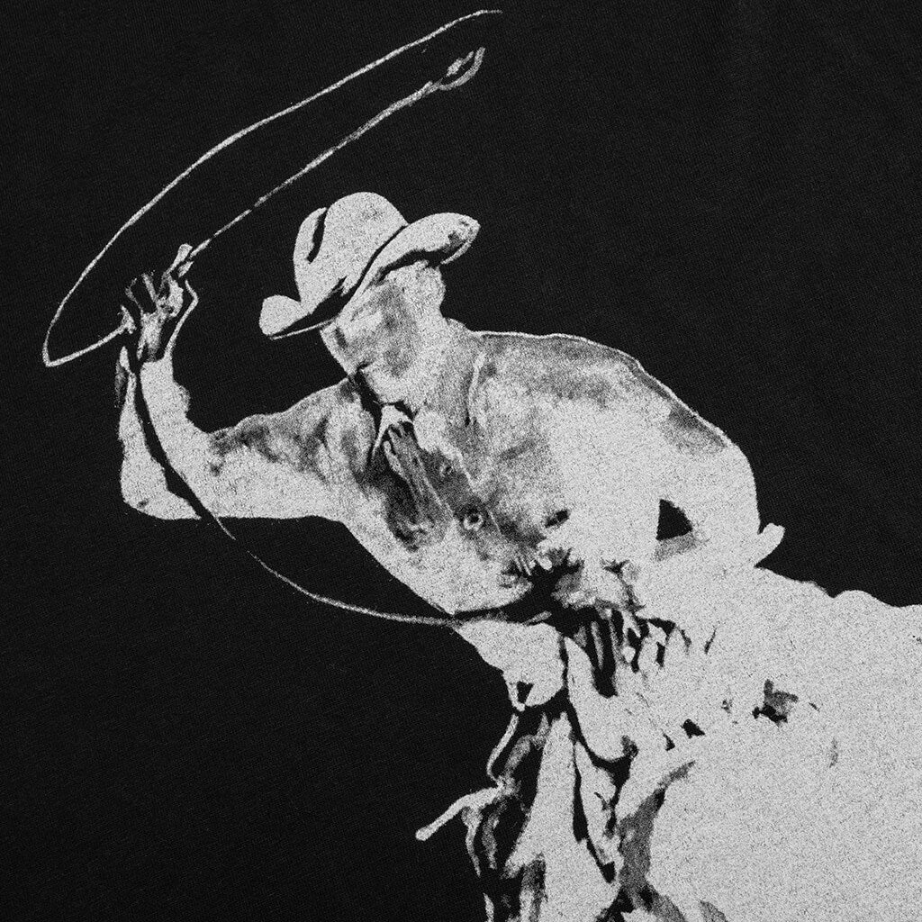 One Of These Days Burns Much Brighter Short Sleeve T-Shirt — Sun Faded Washed Black — view 4