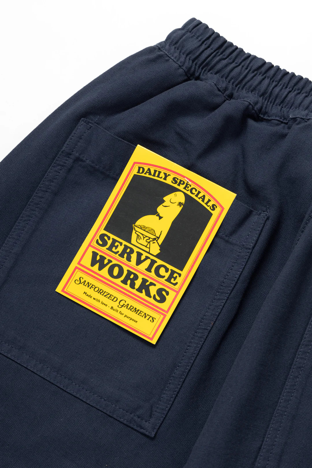SERVICE WORKS CANVAS CHEF PANT - DARK NAVY