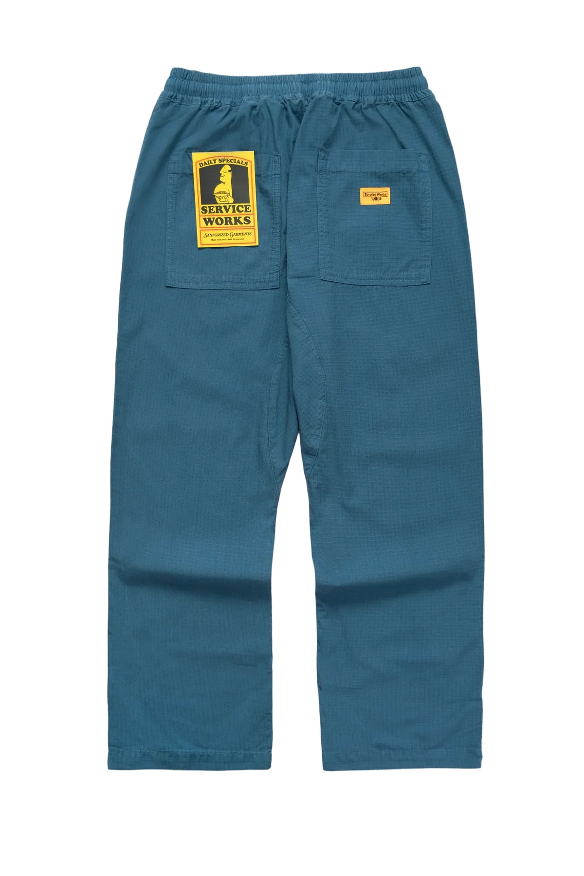 Service Works Ripstop Chef Pant — Ocean — view 2