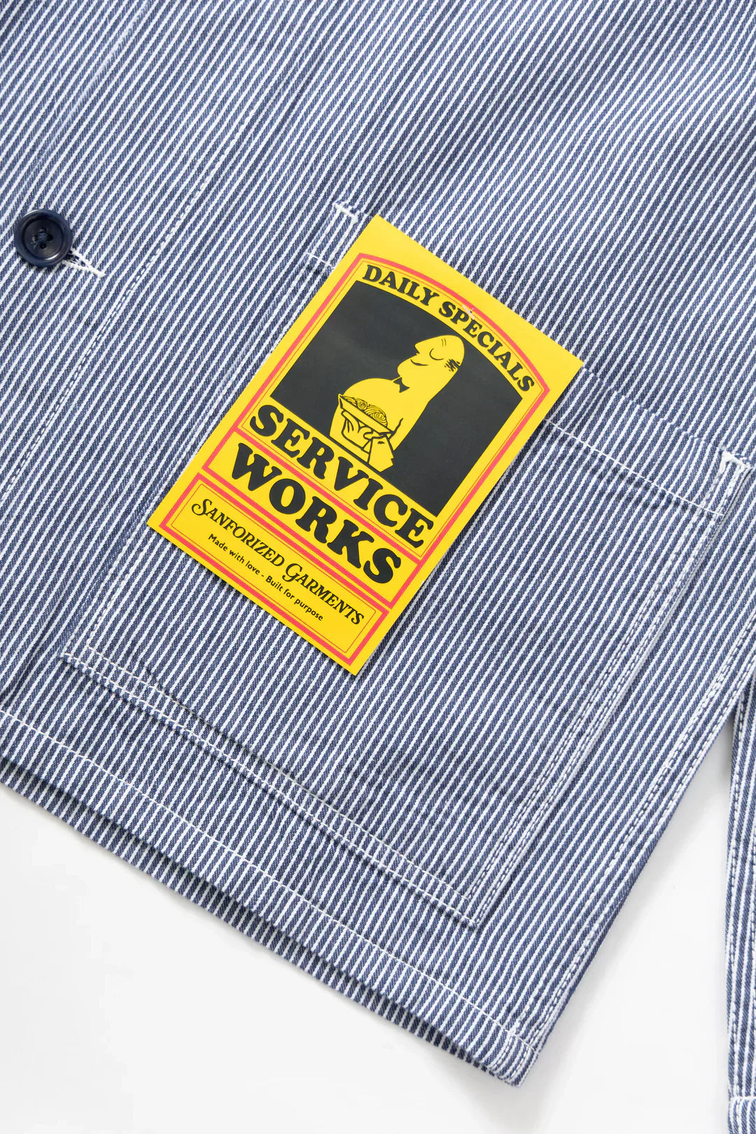 Service Works Hickory Chore Shirt — Hickory — view 4
