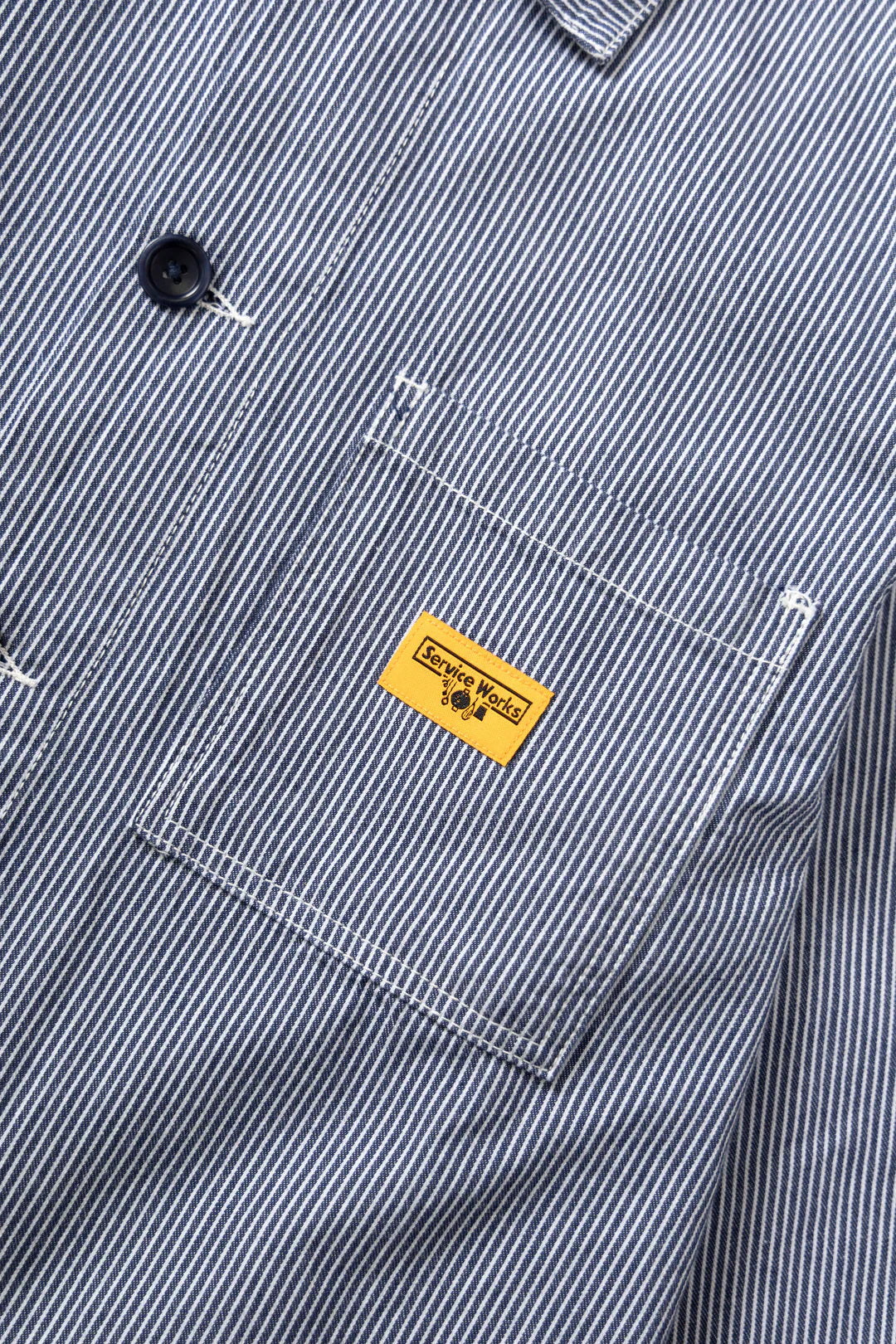 Service Works Hickory Chore Shirt — Hickory — view 7