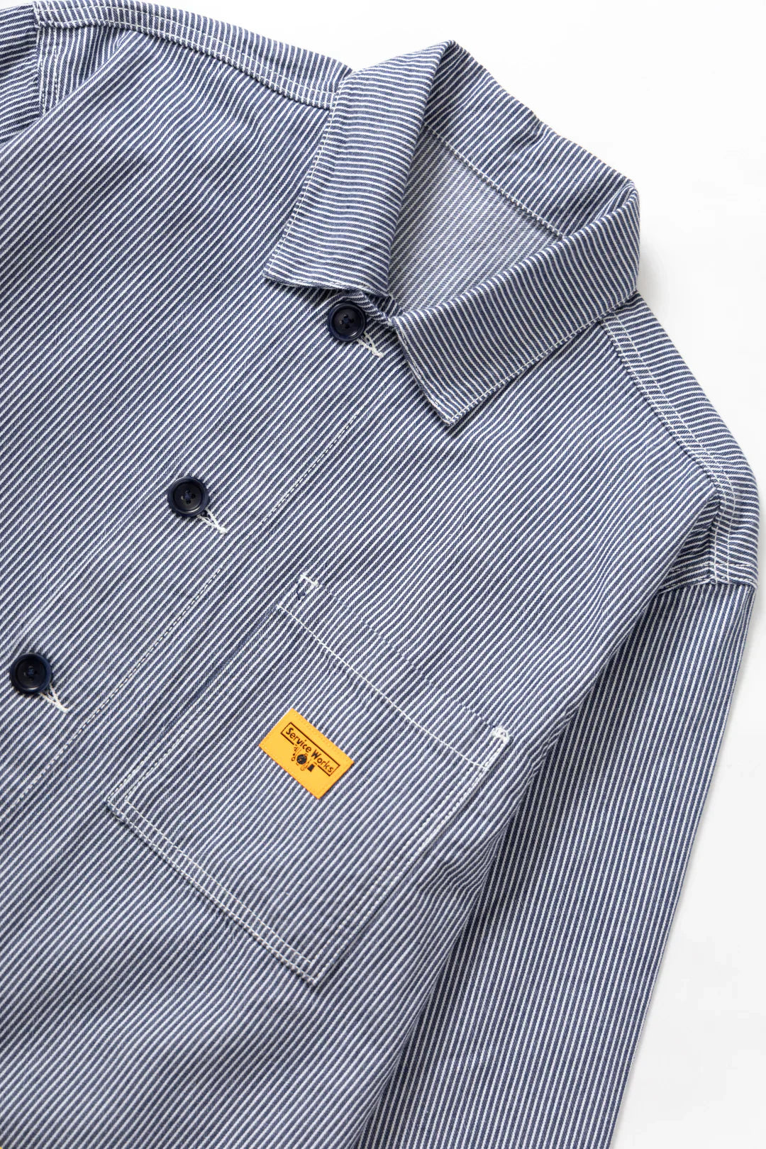 Service Works Hickory Chore Shirt — Hickory — view 9