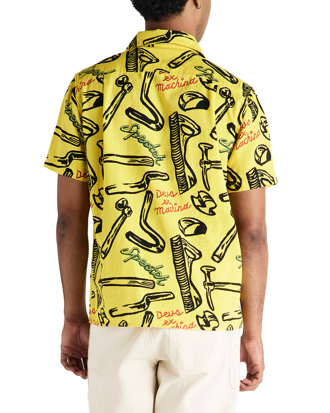 Specter Tools Ss Shirt - Canary Yellow|Model