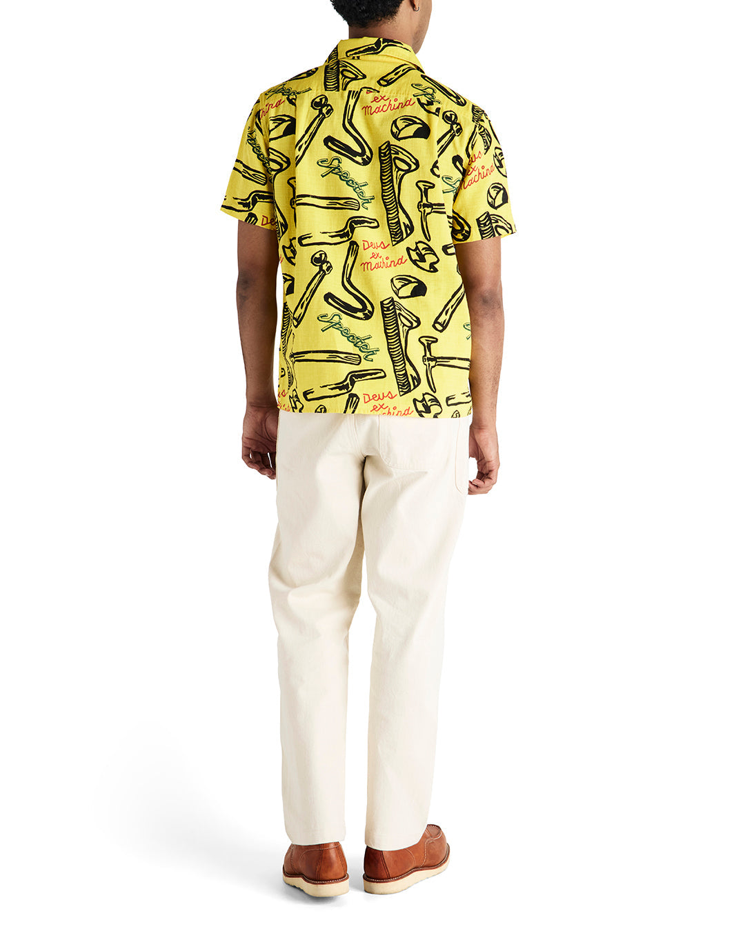 DEUS EX MACHINA SPECTER TOOLS SS SHIRT - CANARY YELLOW