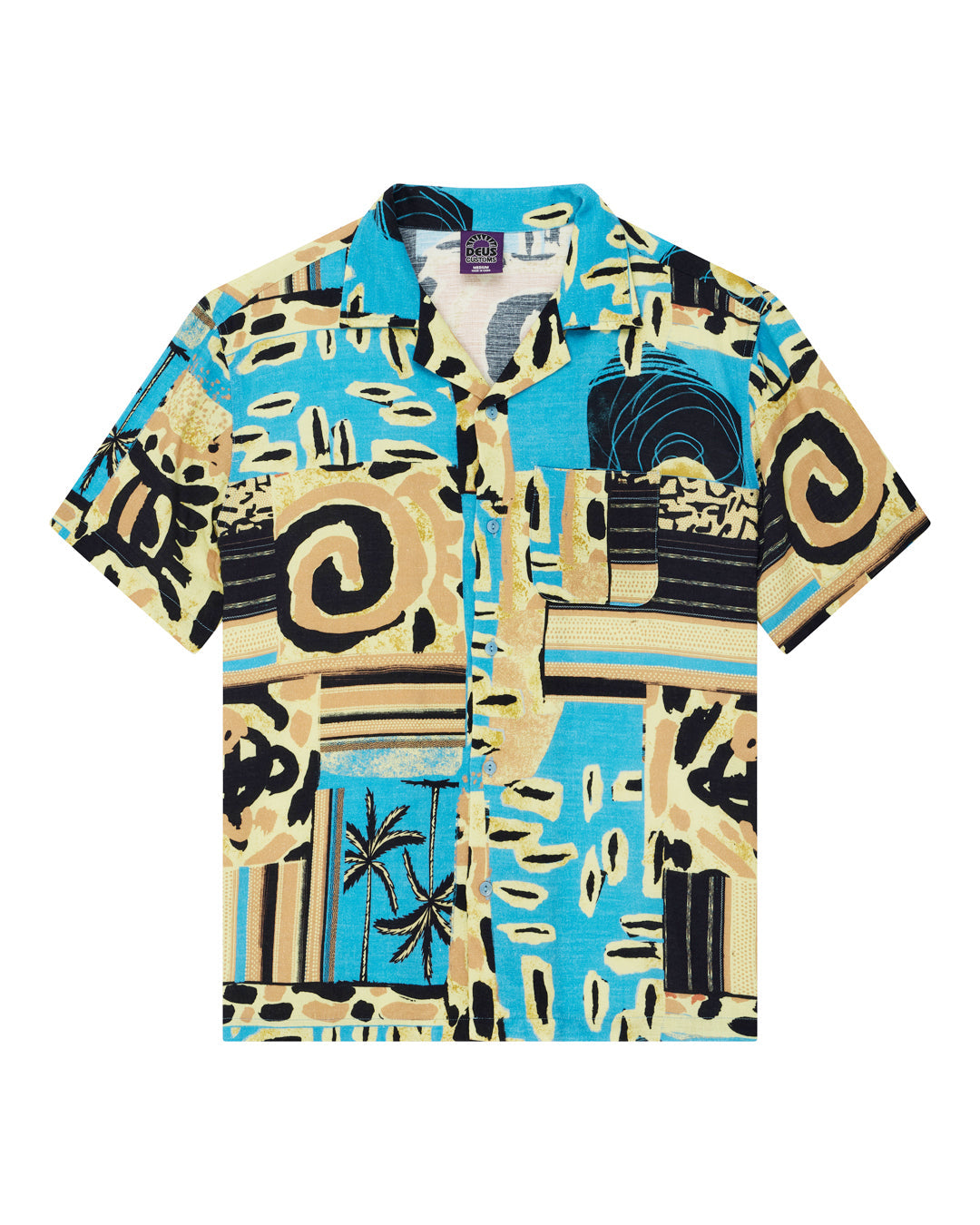 D261MSH525-FreamonShirt-Yellow|Flatlay