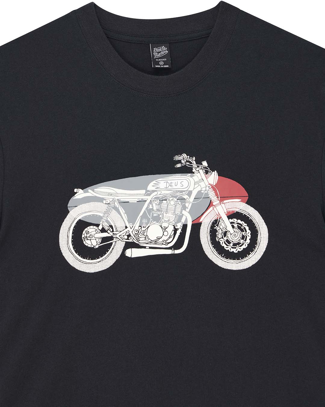 DEUS EX MACHINA DROVERS DOG TEE - BLACK