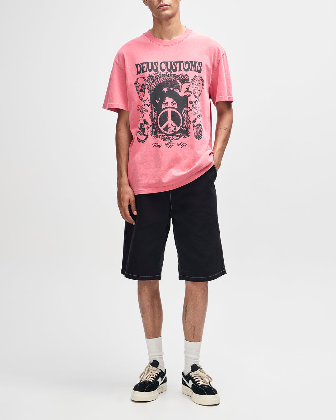 DEUS EX MACHINA Mother-Earth Tee - Melon Red