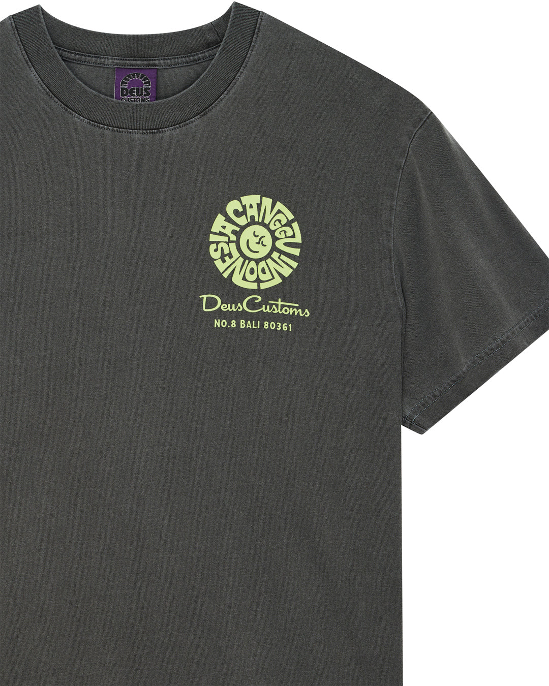 DEUS EX MACHINA Canggu Address Tee - Anthracite