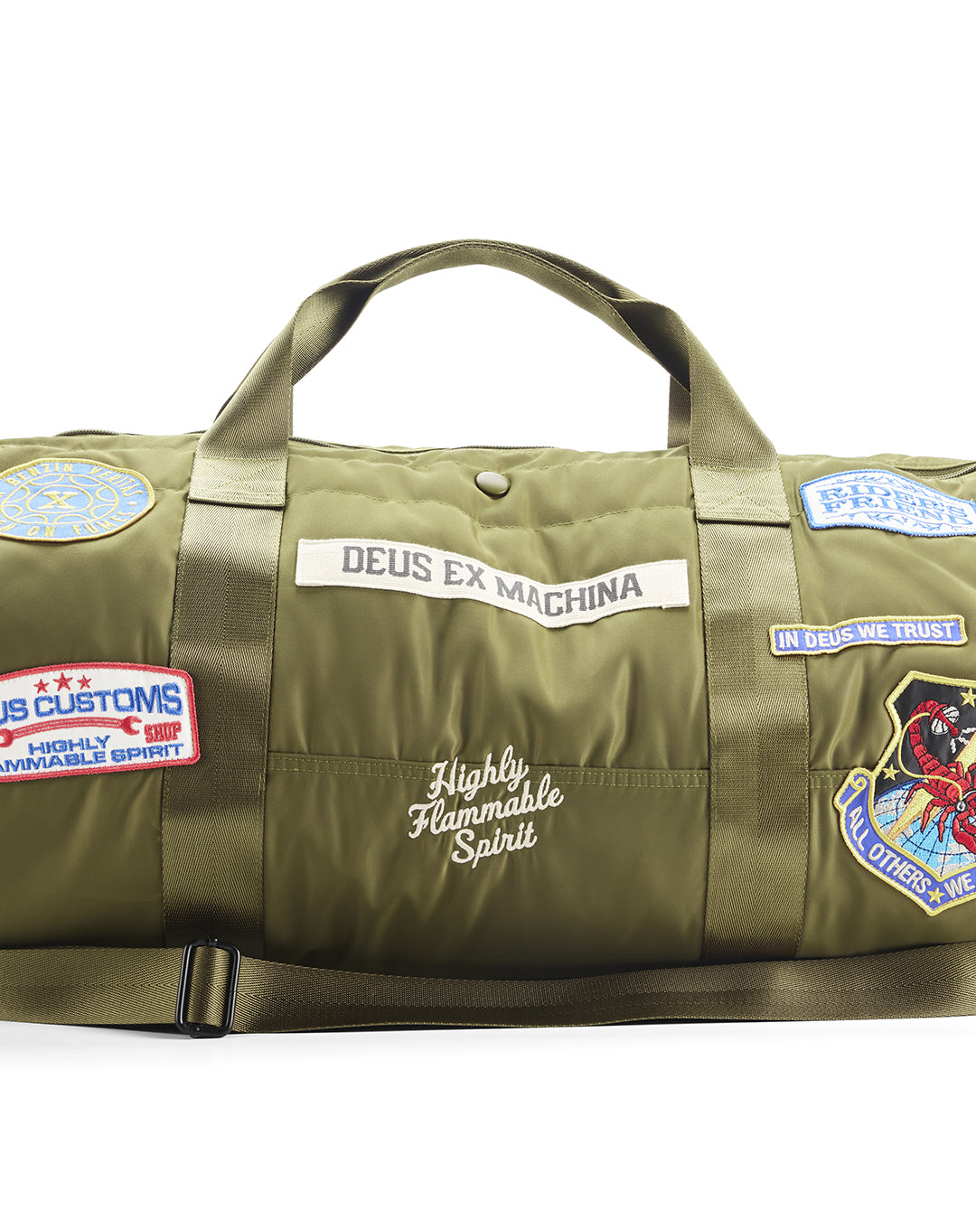 DEUS EX MACHINA MONTY DUFFLE BAG - OLIVE GREEN
