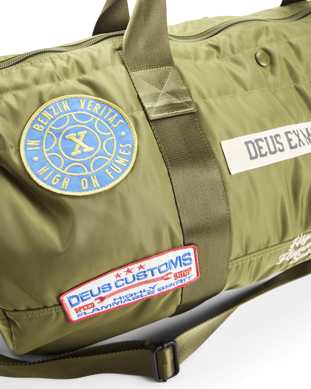 DEUS EX MACHINA MONTY DUFFLE BAG - OLIVE GREEN