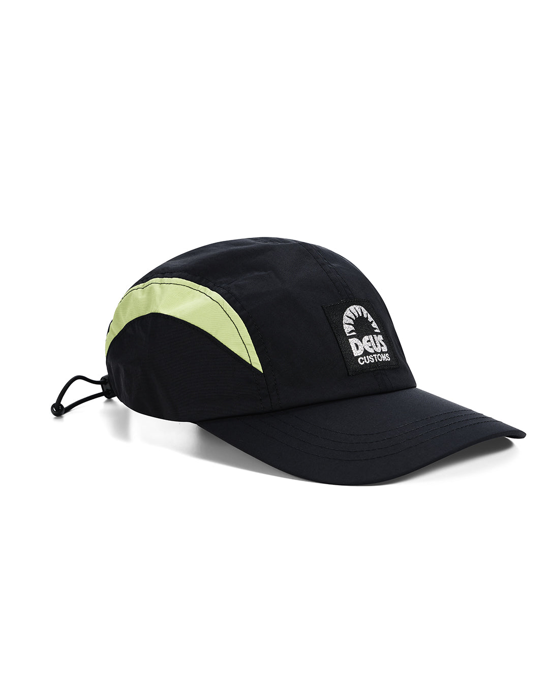 master-stroke-4-panel-cap-plain-black|Flatlay