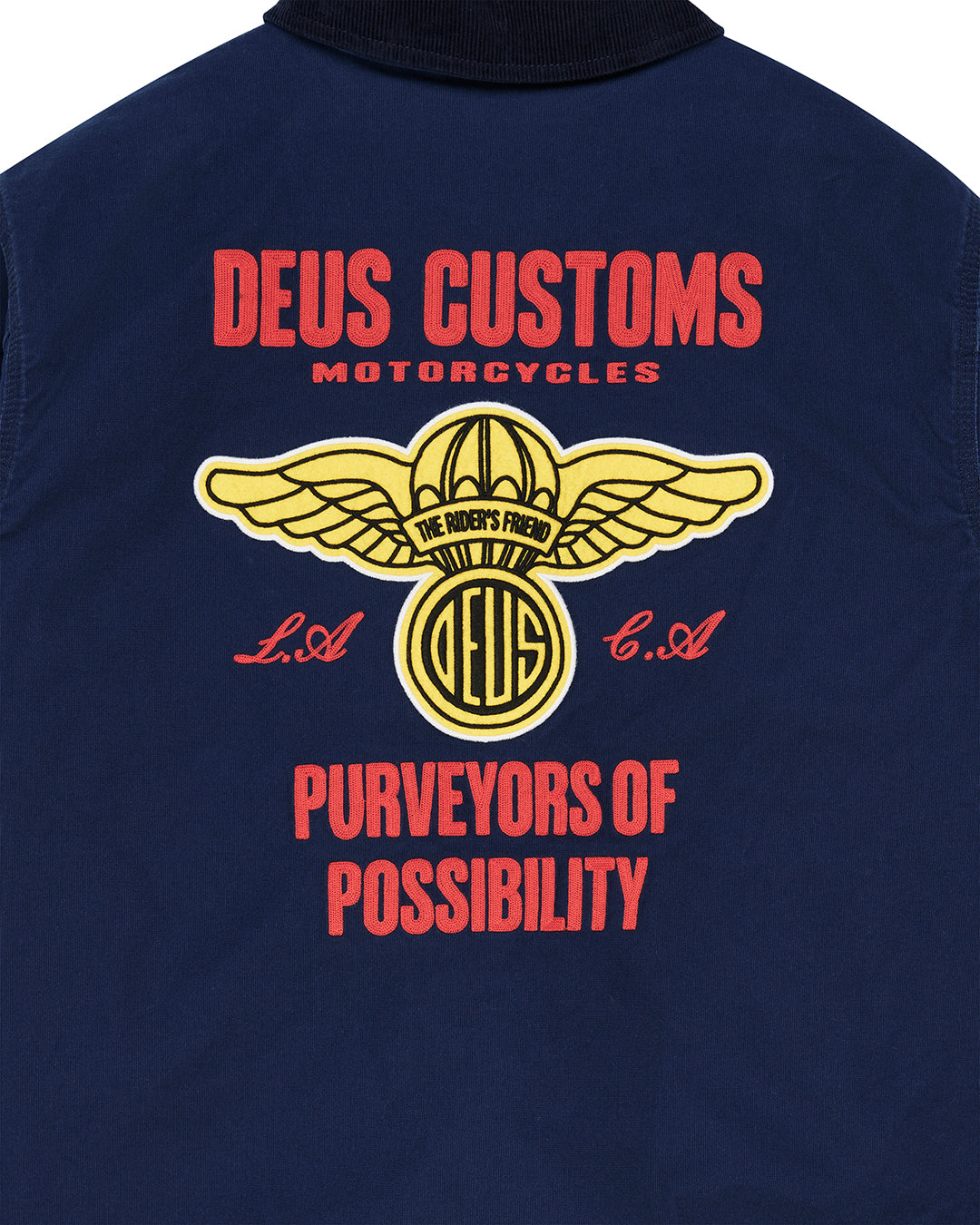 DEUS EX MACHINA CUTAWAY JACKET - NAVY