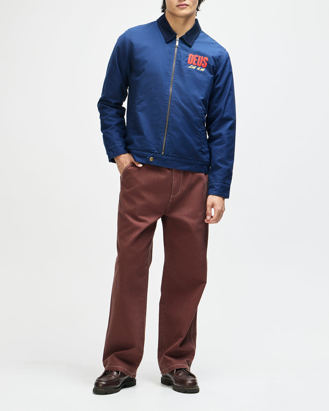 DEUS EX MACHINA CUTAWAY JACKET - NAVY