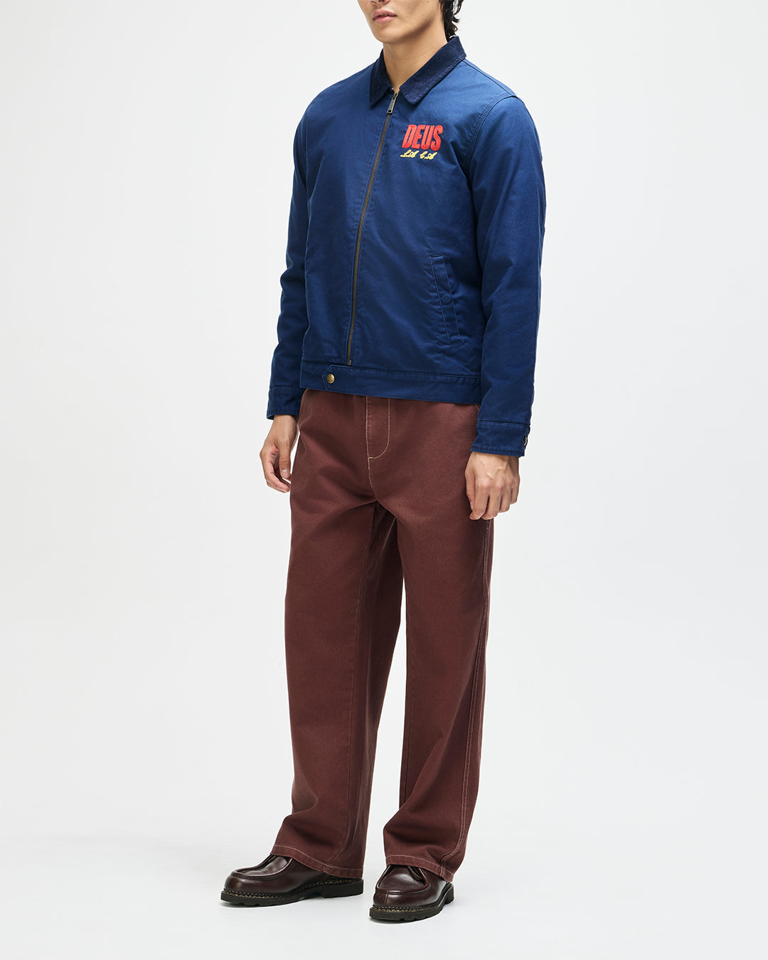 DEUS EX MACHINA CUTAWAY JACKET - NAVY