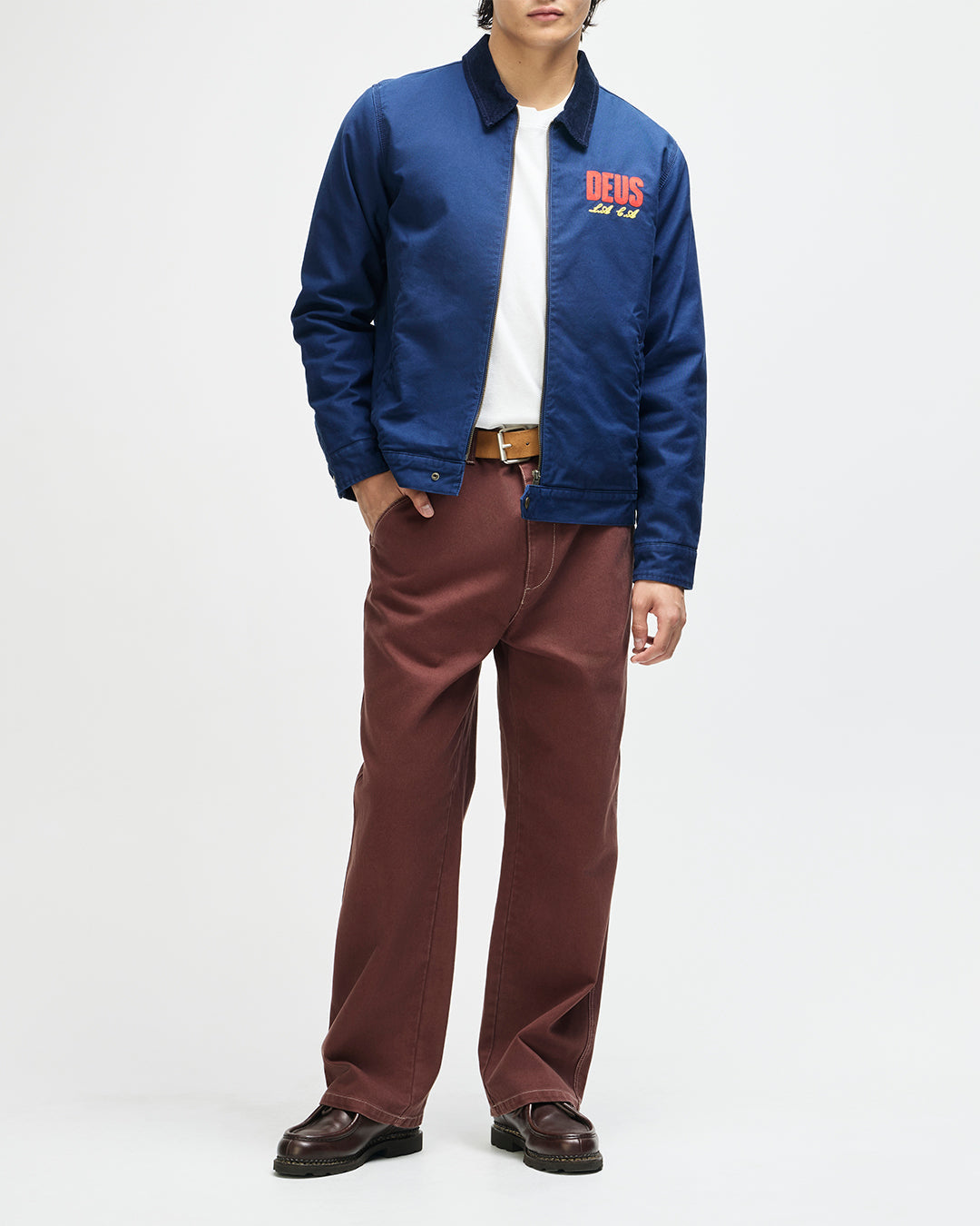 DEUS EX MACHINA CUTAWAY JACKET - NAVY