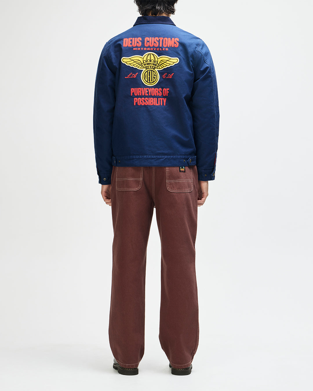 DEUS EX MACHINA CUTAWAY JACKET - NAVY