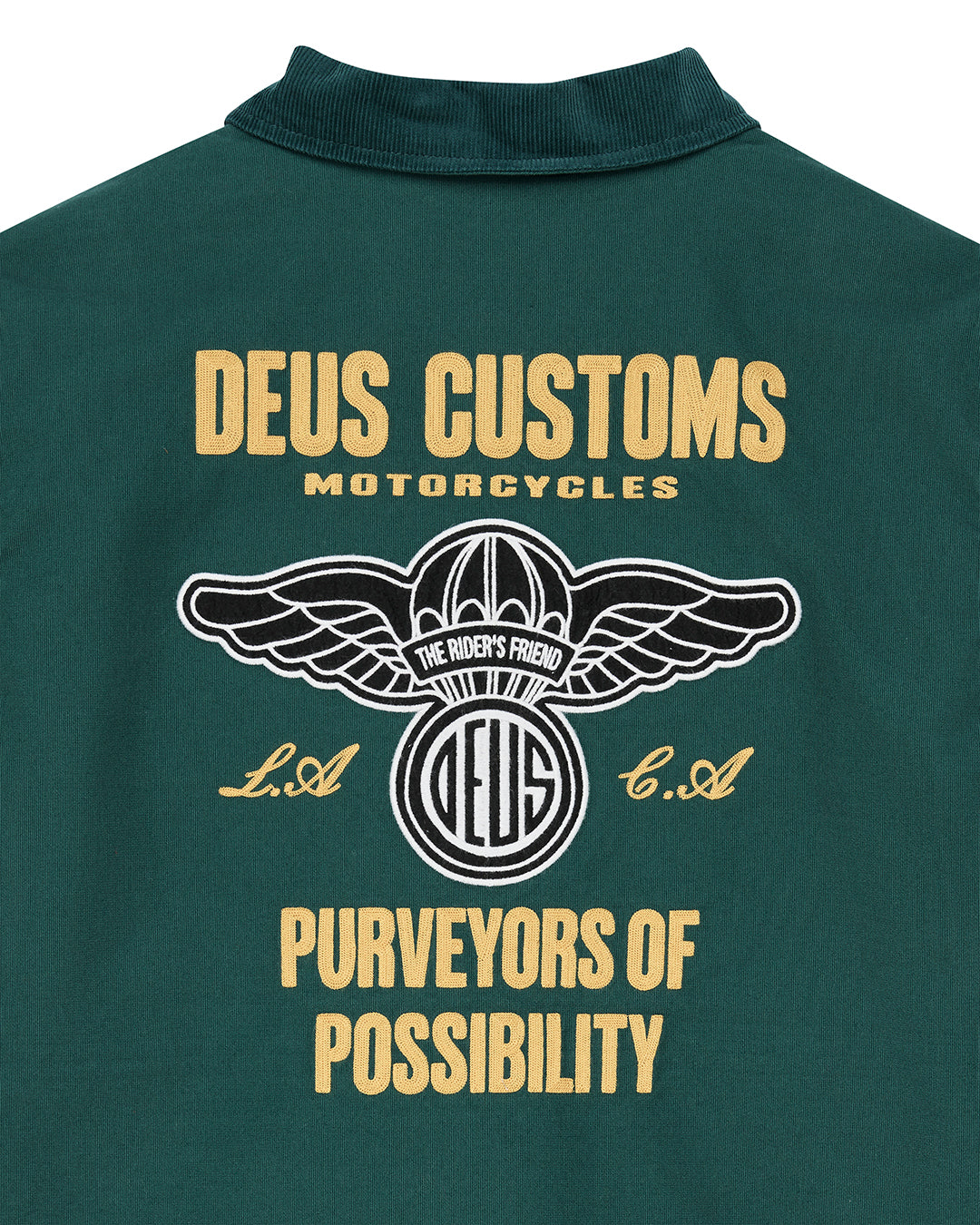 DEUS EX MACHINA CUTAWAY JACKET - RACING GREEN